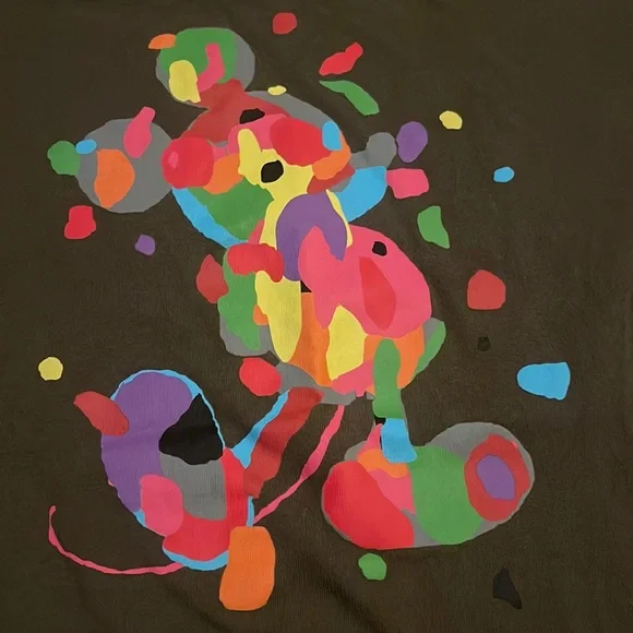 Disney Unique Abstract T Shirt - Picture 2 of 2